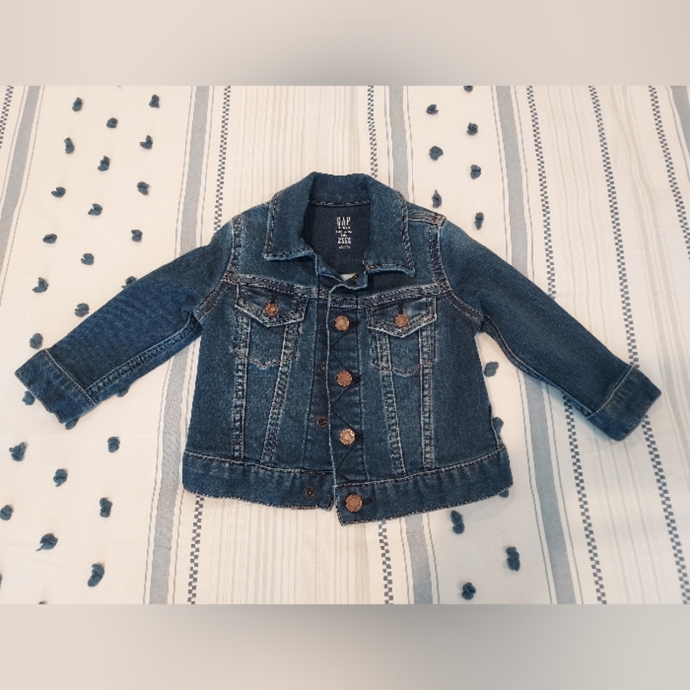 Baby Boys Girls Gap Unisex Denim Jacket 6-12 Months